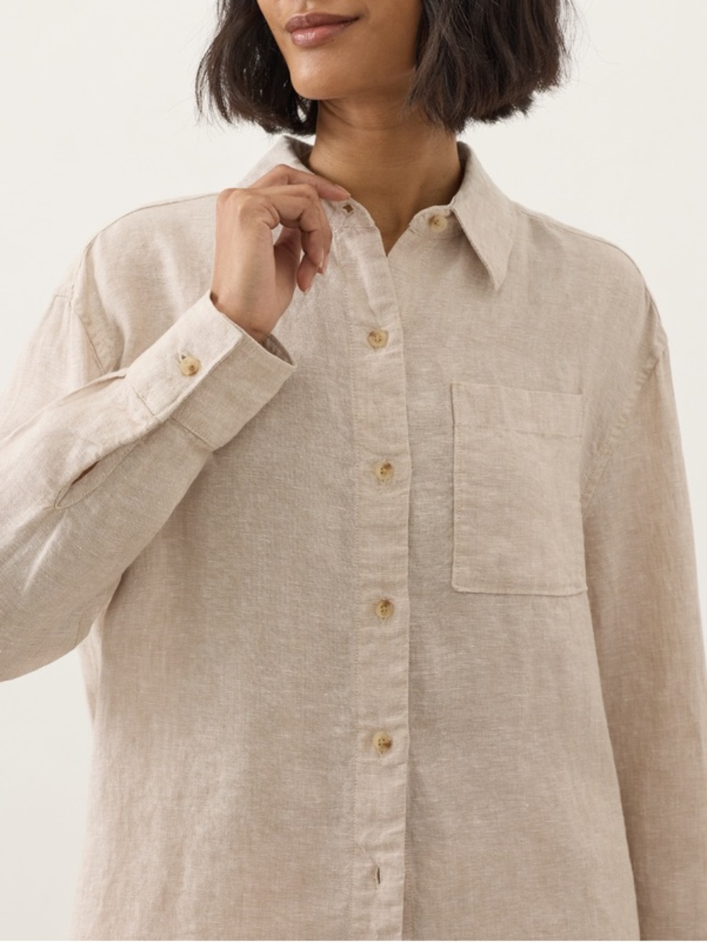 Organic Linen Relaxed Shirt
